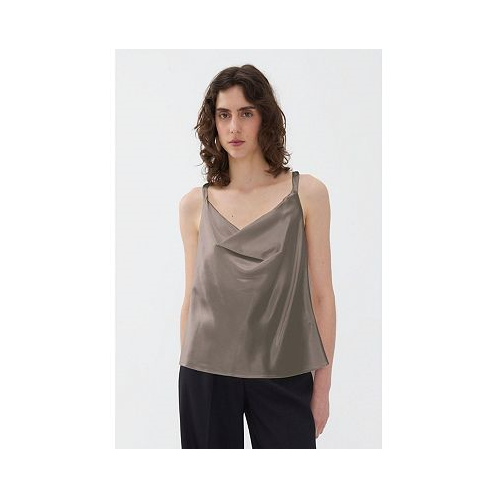 NOCTURNE Womens Draped Top