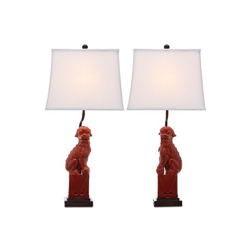 Safavieh Foo Dog Set of 2 Table Lamps