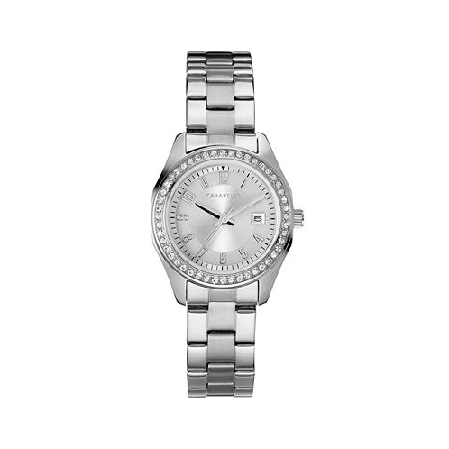 Caravelle Womens Stainless Steel Bracelet Watch 28mm