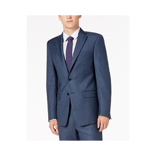 Calvin Klein Mens Solid Classic-Fit Suit Jackets