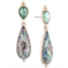 Lonna & lilly Gold-Tone Stone Double Drop Earrings