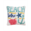 Homthreads Playa Vista Beach Time Pillow 18 x 18