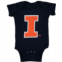 Two Feet Ahead Infant Navy Illinois Fighting Illini Big Logo Bodysuit