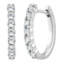 Forever Grown Diamonds Lab-Created Diamond Small Hoop Earrings (5/8 ct. t.w.) in Sterling Silver