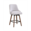 OSP Home Furnishings Bagford 26 Swivel Counter Stool with Legs in Fabric