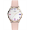 Timex Womens Quartz Analog Easy Reader Leather Pink Watch 32mm
