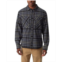 BASS OUTDOOR Mens Stretch Flannel Button-Front Long Sleeve Shirt