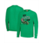 Homage Mens and Womens Kelly Green Philadelphia Eagles Holiday Raglan Tri-Blend Pullover Sweatshirt