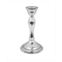 Classic Touch 6.5 Hammered Nickel Candlestick