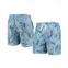 Wes & Willy Mens Carolina Blue North Carolina Tar Heels Vintage-Like Floral Swim Trunks