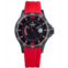 Strumento Marino Mens Hurricane Red Silicone Strap Watch 46mm