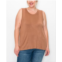 COIN 1804 Plus Size Scoop Neck Swing Tank Top