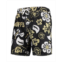 Wes & Willy Mens Black Colorado Buffaloes Floral Volley Swim Trunks