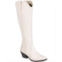 Journee Signature Womens Pryse Western Knee High Boots