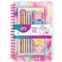 Three Cheers For Girls 3C4G All-in-One Sketching Set Pastel Tie Dye Make It Real Tweens Girls 200 Page Book Includes 6 Colored Pencils 2 Erasers Pencil Sharpener Sheet Of Stickers Take Notes In Class