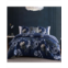 Bebejan Delphine Blue Bedding 100% Cotton 5-Piece Queen Size Reversible Comforter Set