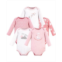 Luvable Friends Baby Girls Baby Cotton Long-Sleeve Bodysuits Basic Elephant 5-Pack