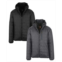 Spire By Galaxy Mens Sherpa Lined Hooded Puffer Jacket Pack of 2