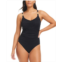 Beyond Control Womens Textured One-Piece Swimsuit