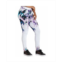 Poetic Justice Womens Curvy Fit Active Floral Print Poly Tricot Legging