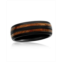 Metallo Genuine Wood Inlay Tungsten Ring