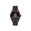 Ed Hardy Womens Matte Black Silicone Strap Watch 40mm