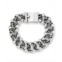 Andrew Charles by Andy Hilfiger Mens Multi Skull Link Bracelet in Stainless Steel
