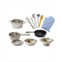 Salus Brands PopOhVer Deluxe Pots Pans Playset Stainless Steel Set 12 Piece