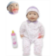 JC TOYS La Baby Asian 20 Soft Body Baby Doll Purple Outfit