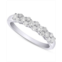 Forever Grown Diamonds Lab-Created Diamond Cluster Band (1/2 ct. t.w.) in Sterling Silver