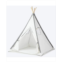 Play22usa Teepee Tent For Kids With Mat - Natural Cotton Canvas With Wood Poles & Carry Case