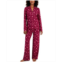 Jenni Womens Supersoft Notched-Collar Pajamas Set