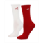 ZooZatz Womens Crimson White Alabama Crimson Tide 2-Pack Quarter-Length Socks