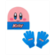 Bioworld Big Boys Kirby Rib Knit Hat and Gloves Set 2 Piece