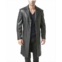 BGSD Men Classic Leather Long Walking Coat