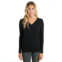 JENNIE LIU Womens 100% Pure Cashmere Long Sleeve Ava V Neck Pullover Sweater