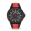 Ducati Corse Mens Quartz Red Genuine Leather Watch 49mm