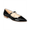 THINGS II COME Womens Kyra Luxurious Slip-on Mary Jane Pointed Toe Flats