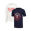 Stitches Big Boys Navy White Minnesota Twins T-shirt Combo Set
