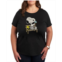 Hybrid Apparel Air Waves Trendy Plus Size Peanuts Snoopy & Woodstock Graphic T-shirt