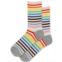 Hot Sox Womens Rainbow Striped Crew Socks