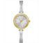 Caravelle Womens Stainless Steel & Crystal Bangle Bracelet Watch 26mm