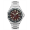 Spinnaker Mens Dumas Automatic Bordeaux with Silver-Tone Solid Stainless Steel Bracelet Watch 44mm
