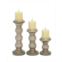 Novogratz Collection Traditional Candle Holder Set of 3