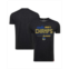 Sportiqe Mens Black Golden State Warriors 2022 NBA Finals Champions Comfy Wordmark Tri-Blend T-shirt