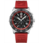 Luminox Mens Swiss Chronograph Pacific Diver Red Rubber Strap Watch 44mm