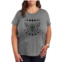 Hybrid Apparel Trendy Plus Size Celestial Butterfly Graphic T-shirt