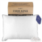 FluffCo Down & Feather Classic Hotel Pillow - King - Firm