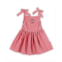 Garb Girls Toddler Scarlet Ohio State Buckeyes Teagan Gingham Sleeveless Dress