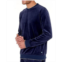 HOM USA Mens Catane Cotton Velvet Long Sleeve Sweatshirt